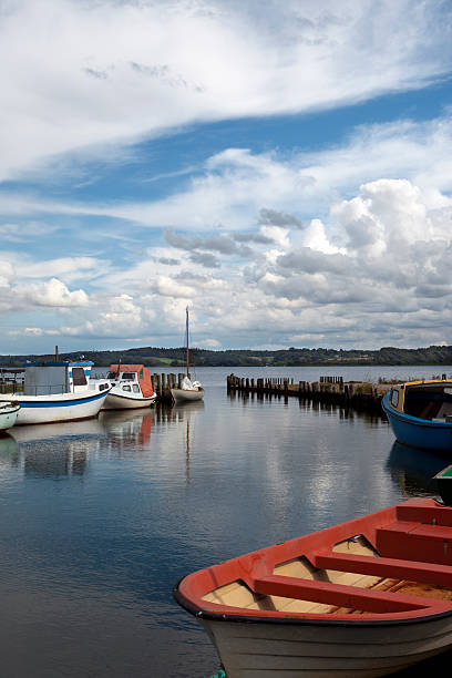 istock Harbour at Mariager Fjord - Denmark 184356017