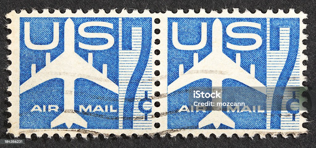 USA znaczków pocztowych - Zbiór zdjęć royalty-free (Antyczny)
