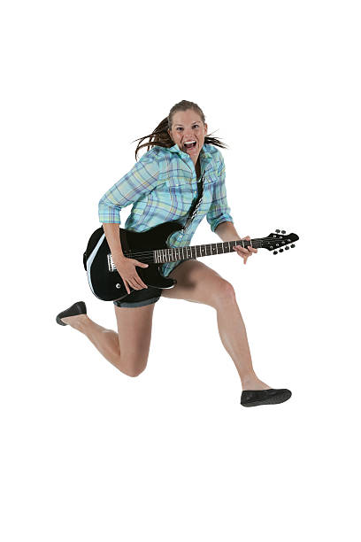 istock Woman playing a guitar 184356384