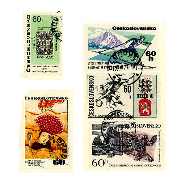 Used Czechoslovakian stamps