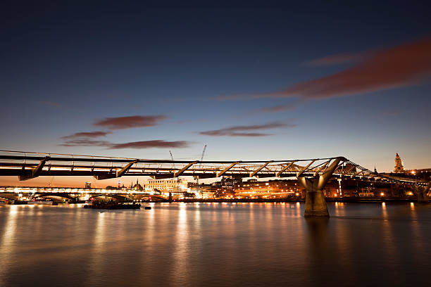 istock London Millennium Bridge at Night 184357776