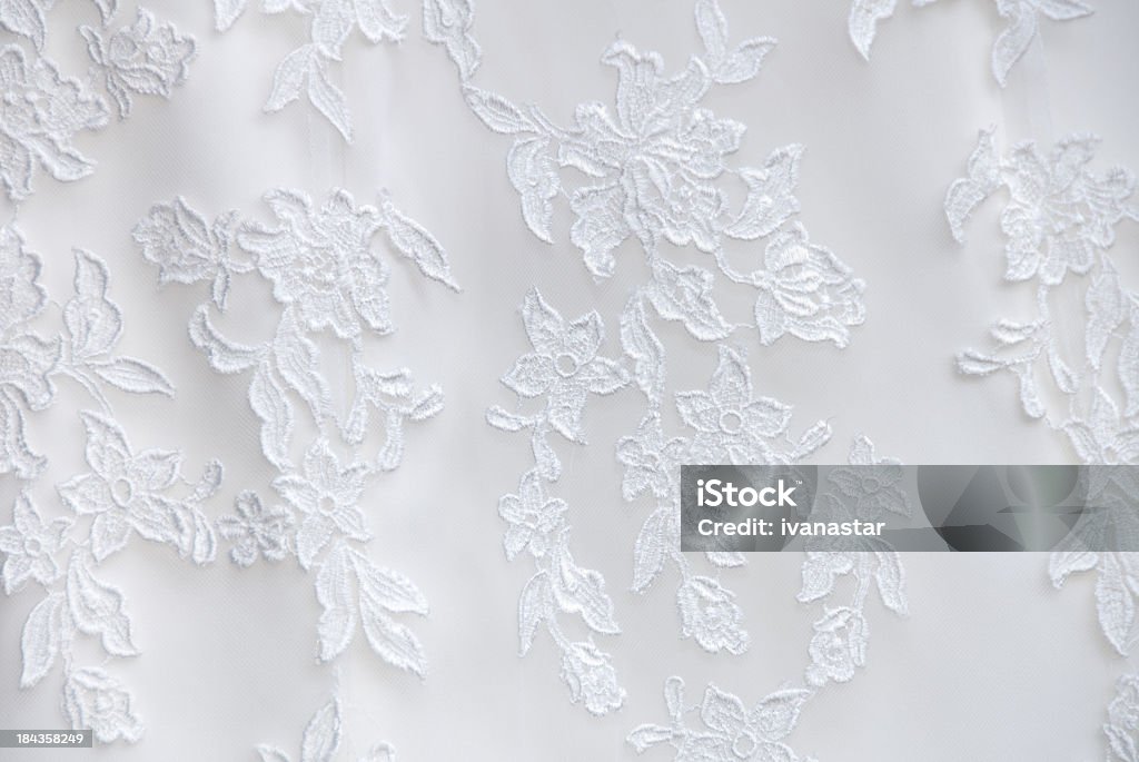 Wedding Dress Lace Detail Lace - Textile Stock Photo