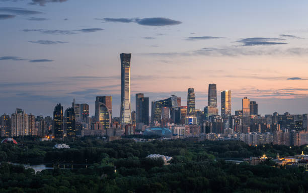 istock beijing china skyline and forest park 1843586417