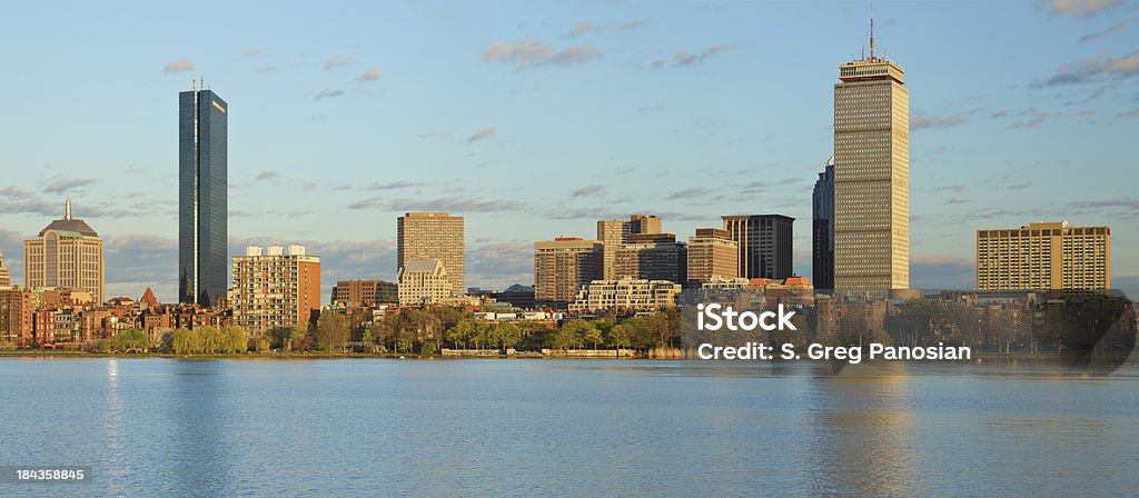 Horizonte de Boston - Royalty-free Ao Ar Livre Foto de stock