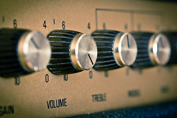 istock Focus on Volume Knob, Retro Mood 184359398