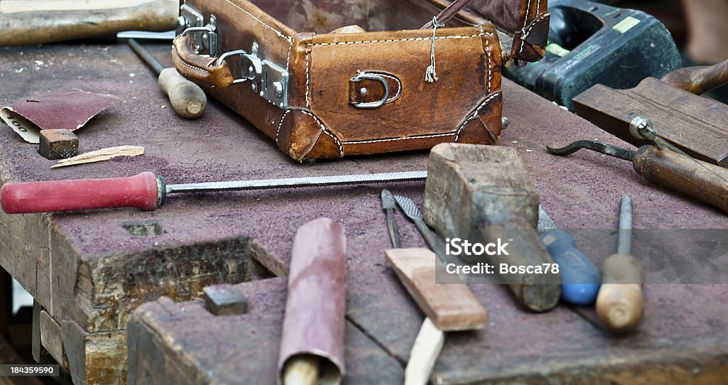 Joner s panca e strumenti - Foto stock royalty-free di Attrezzatura