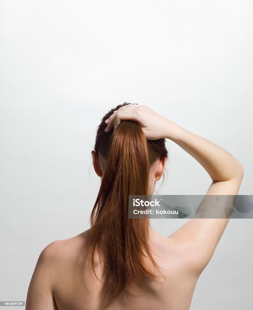Retro della donna - Foto stock royalty-free di A petto nudo