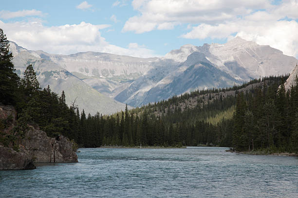 istock Bow falls in Canadian Rockies 184360049