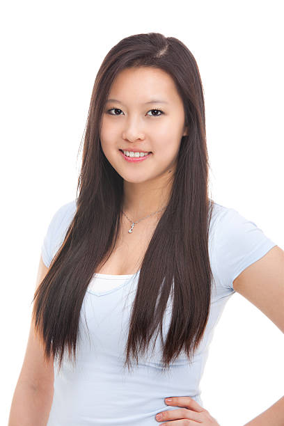istock smiling chinese girl on white 184360302