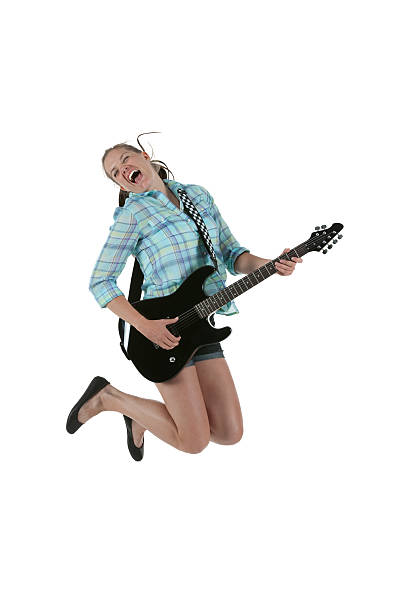 istock Woman playing a guitar 184360376