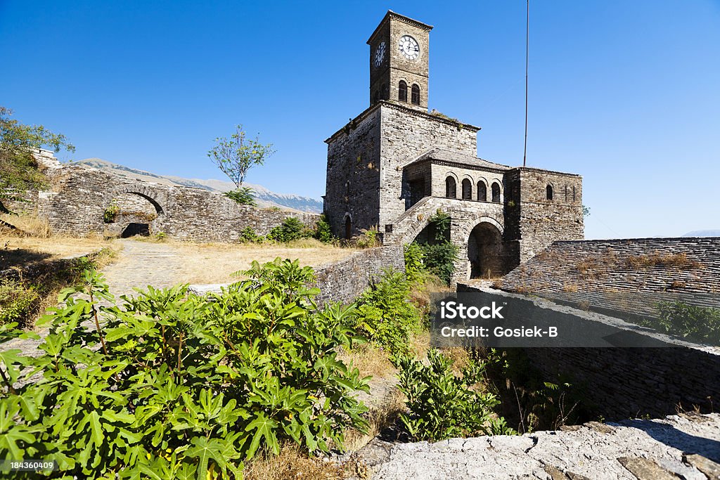 要塞の Gjirokastra ,Albania - アルバニアのロイヤリティフリーストックフォト