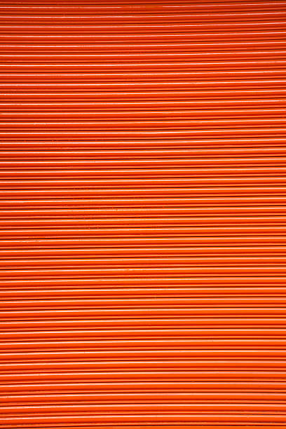Orange Metal Door