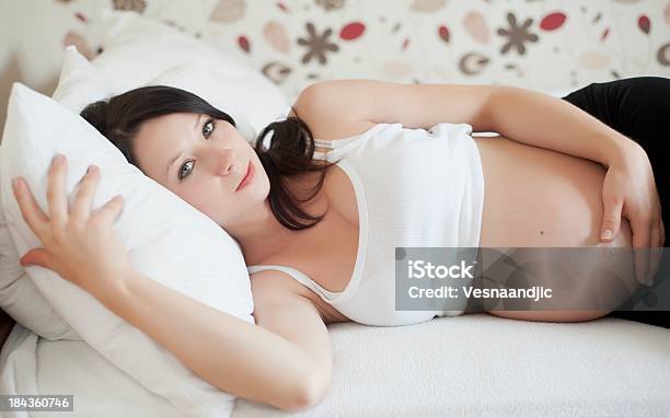 Pregnant Woman Stock Photo - Download Image Now - 35-39 Years, Abdomen, Adult