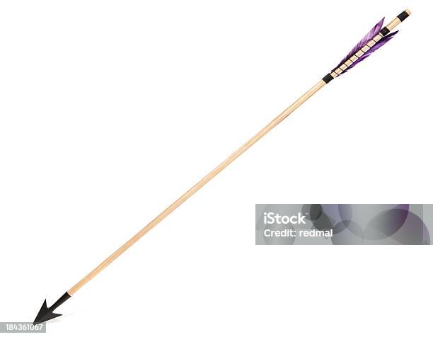 Traditional Arrow Stock Photo - Download Image Now - Arrow - Bow and Arrow, Cut Out, Archery