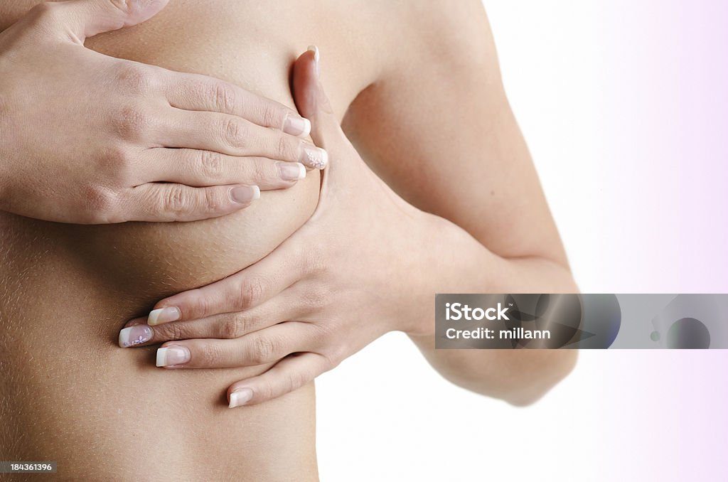 Brustkrebs-Untersuchung - Lizenzfrei Weibliche Brust Stock-Foto