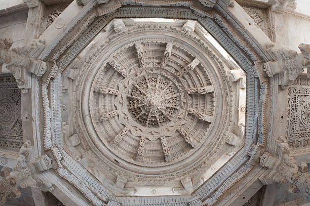 istock Ranakpur temple celing, India 184361514
