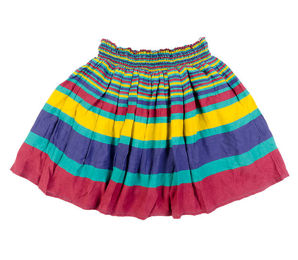 colorful skirt stock photo