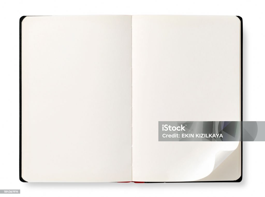 Открытая книга с пустыми страницами - Стоковые фото Книга с иллюстрациями роялти-фри