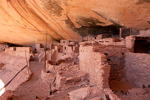keet seel ancestrale puebloan rovine monumento nazionale dei navajo arizona - navajo national monument foto e immagini stock