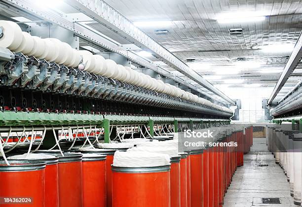 Textile Factory Stock Photo - Download Image Now - Business, Footpath, Repetition