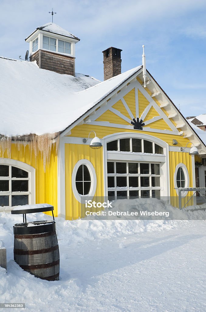 Neve e ghiaccio At Blue Mountain - Foto stock royalty-free di Ambientazione esterna