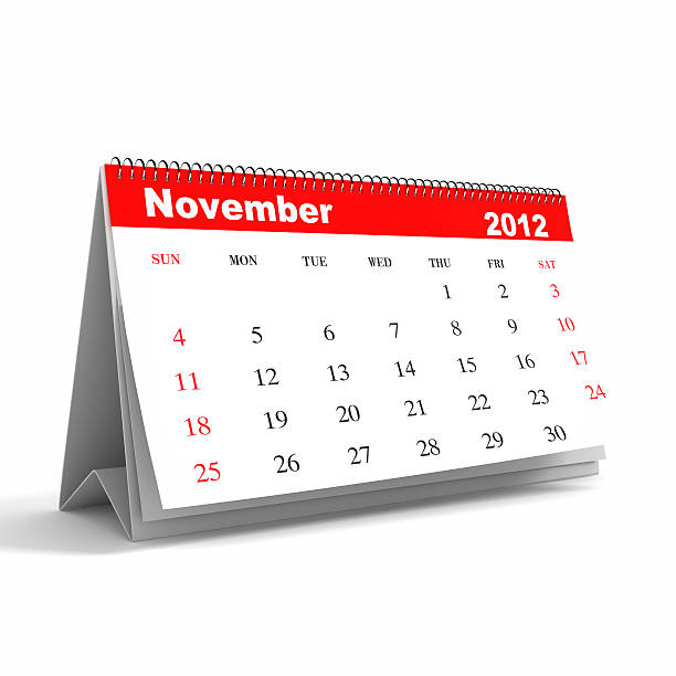 2012 년 11월-달력 시리즈 - november calendar 2011 time 뉴스 사진 이미지