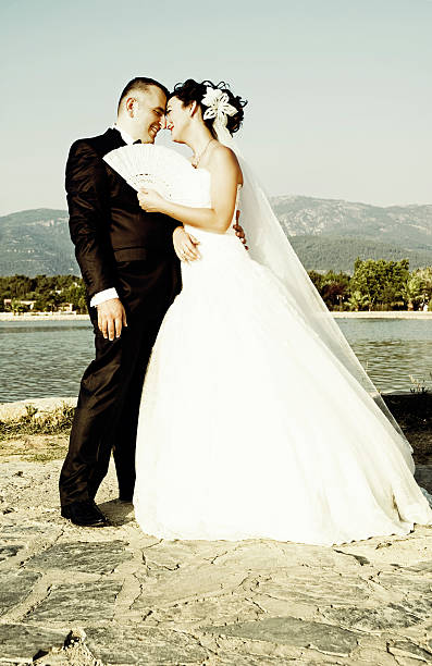 istock Happy Newlywed Couple 184363228