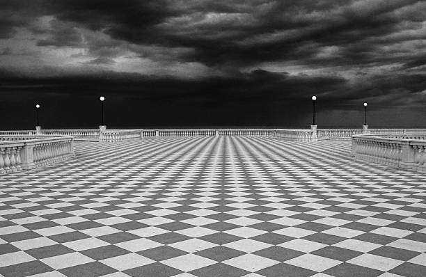 istock Checked Town Square Promenade by the Sea 184363265