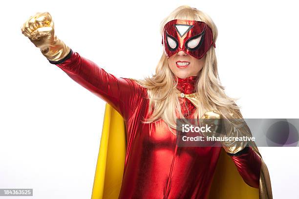 Photo libre de droit de Femme Superhéros banque d'images et plus d'images libres de droit de Super-héros - Super-héros, Costume de déguisement, Masque