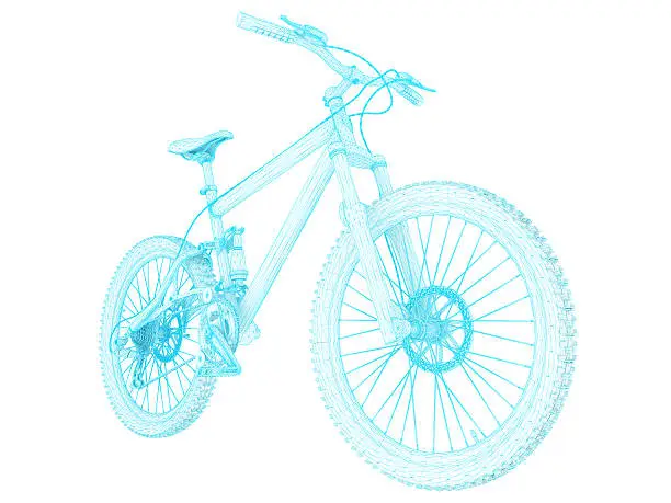 Photo of 3D Sketch architecture Mountain Bicycle 2