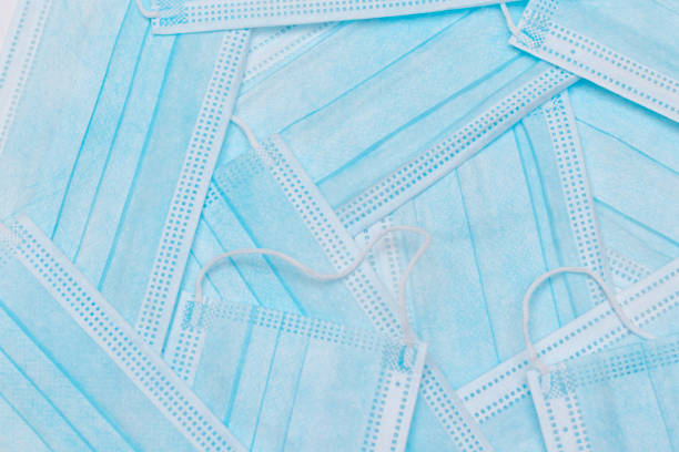 istock Blue Disposable Medical Face Masks 1843646314