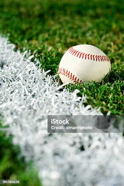 Der Neuen Baseball Foullinie Stockfoto und mehr Bilder von Baseball - Baseball, Baseball-Spielball, Baseballfeld