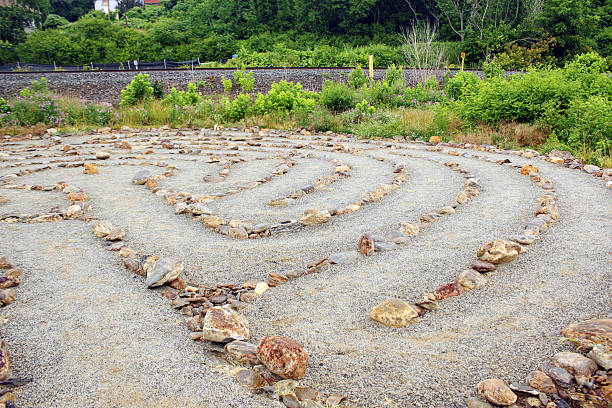 istock Rock Maze in Asheville, NC 184364921