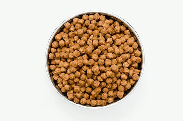 Dog food in the bowl with path.More object images: