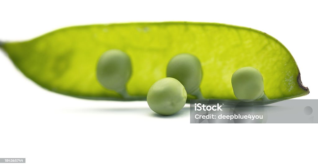 Pea auf Weiß - Lizenzfrei Abstrakt Stock-Foto