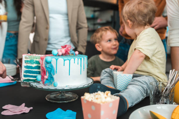 istock Joyful celebration of a baby boy 1843665667