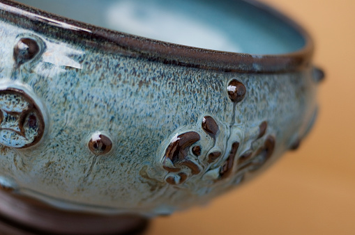 Handmade pottery bowl
