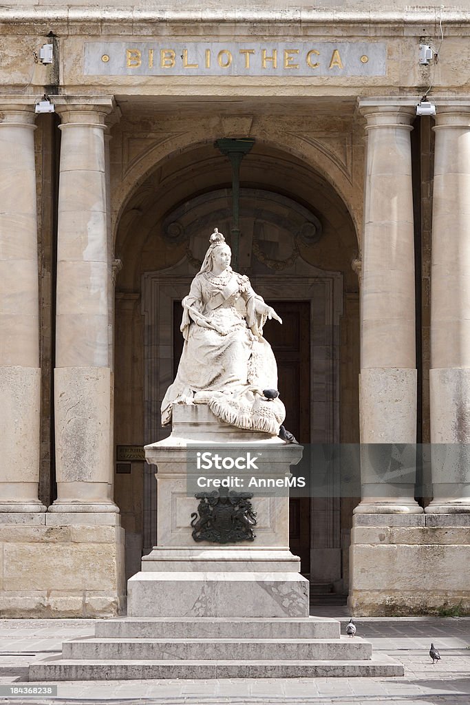Statue of Queen Victoria na Malcie - Zbiór zdjęć royalty-free (Victoria I)