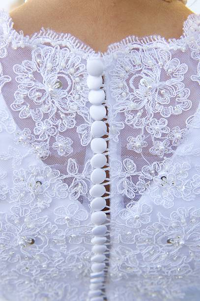 istock Wedding Dress Detail and Bride 184369260