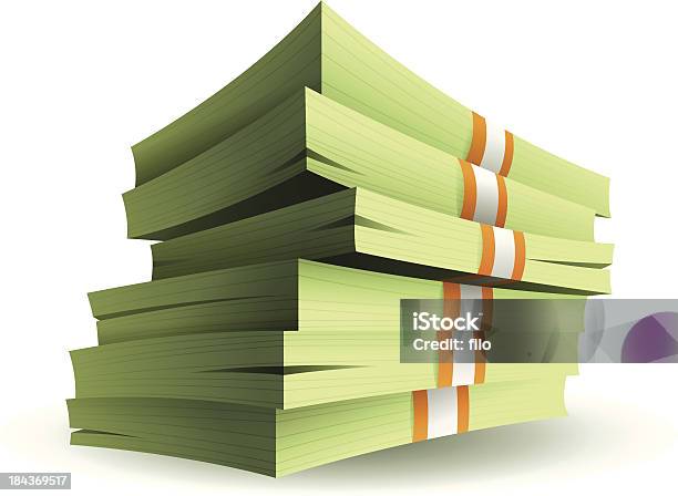 Stack Of Money Stock Illustration - Download Image Now - Stack, Stacking, Currency