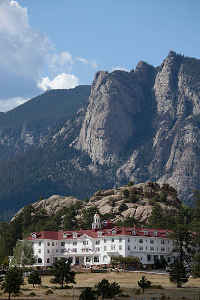 istock Stanley Hotel and Lumpy Ridge Mountains Estes Park Colorado 184369541