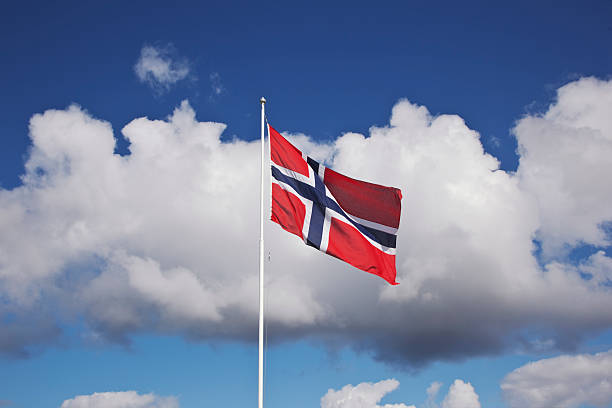 istock Norwegian Nastional flag. on May 17. 184369603