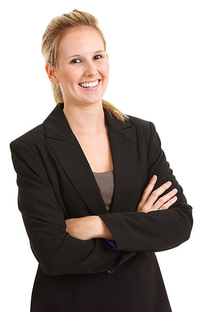 Business Woman Smiling stock photo