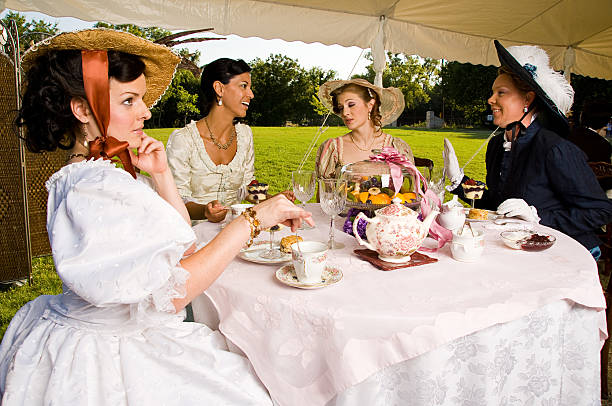 tea party - southern belle - fotografias e filmes do acervo
