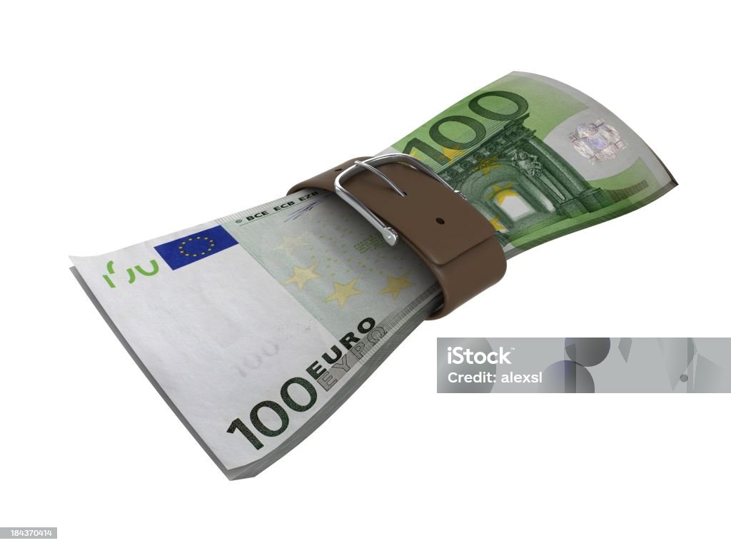 Euro crisi finanziaria - Foto stock royalty-free di Cintura