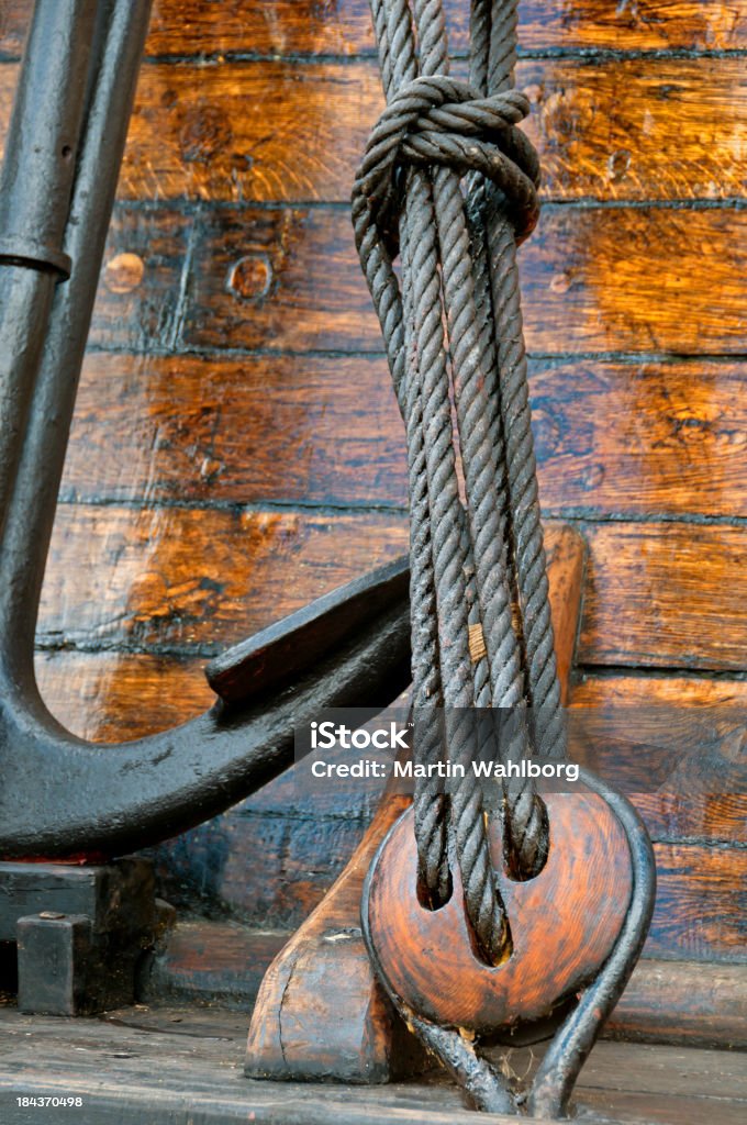 Détails en bois vieux Navire à voiles - Photo de Abstrait libre de droits