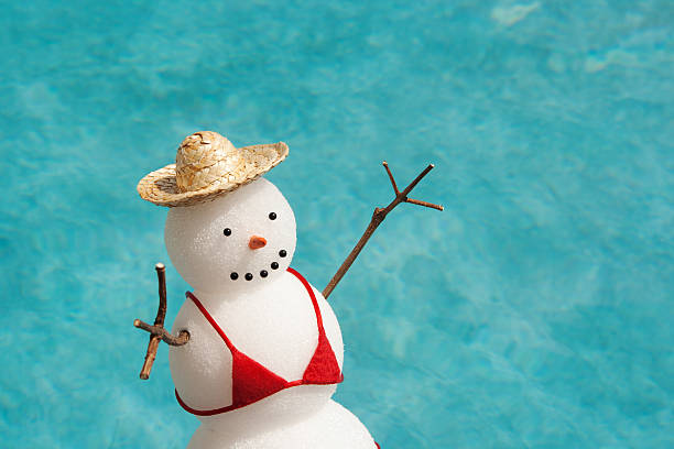 istock Sunbather Winter Vacation in Tropical Hotel Resort Swimming Pool 184370710