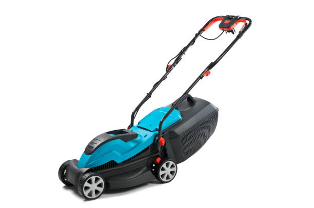 Lawn Mower isolated stock photo