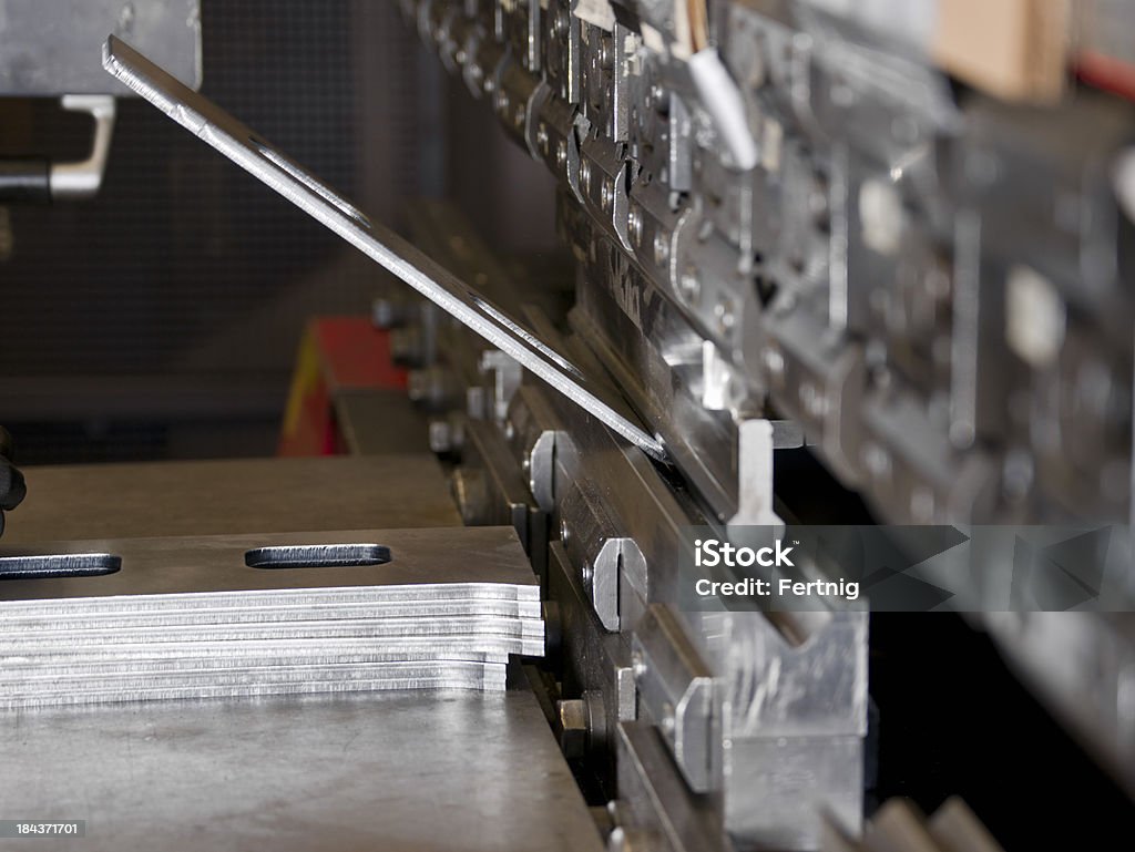 CNC freno de prensa de uso Industrial - Foto de stock de Doblado - Actividad física libre de derechos