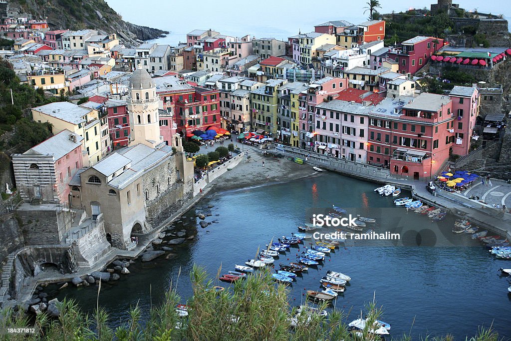 Cinque terre, Italien - Lizenzfrei Alt Stock-Foto